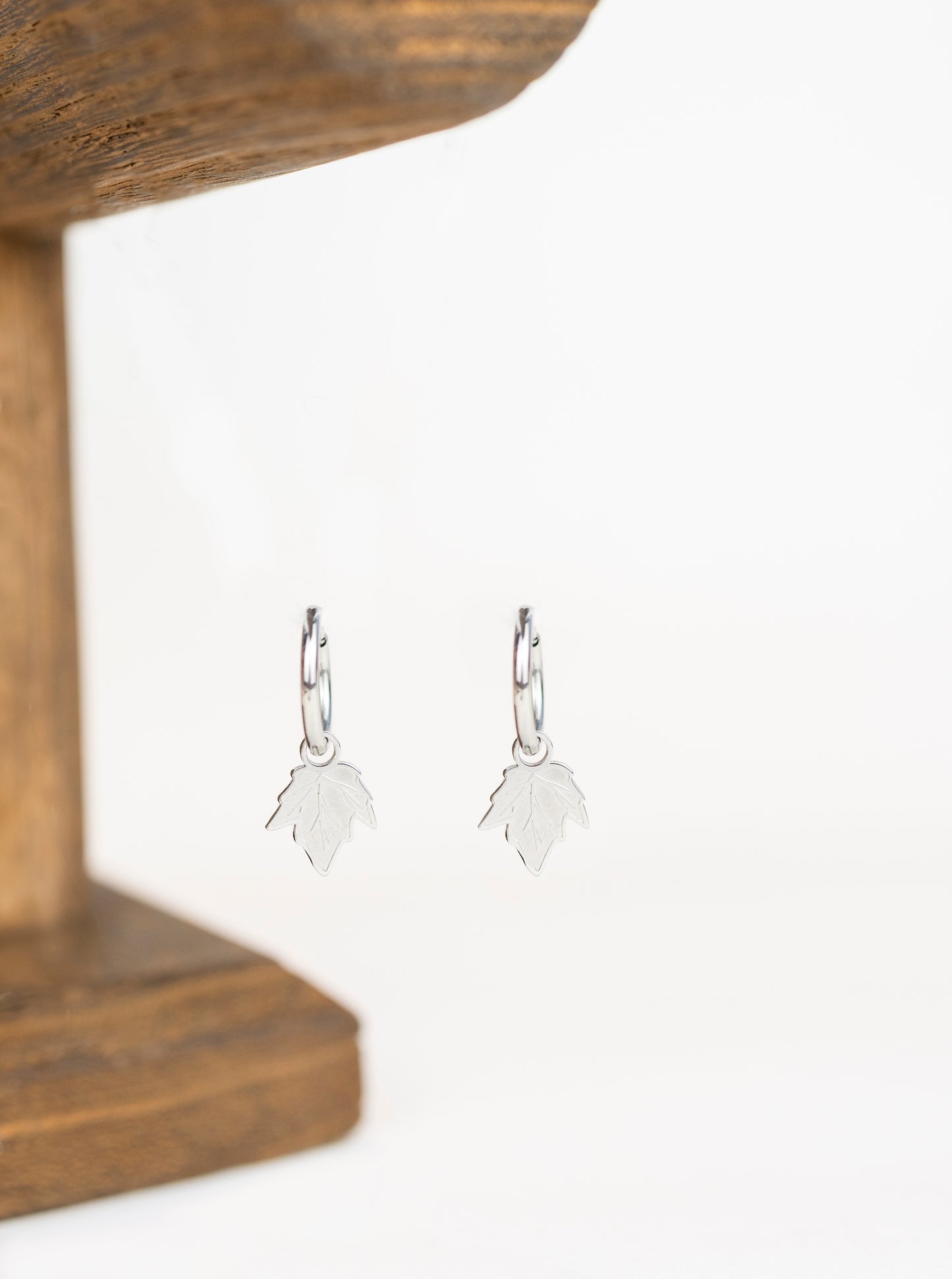 Boucles d'oreilles Feuille d'érable #2