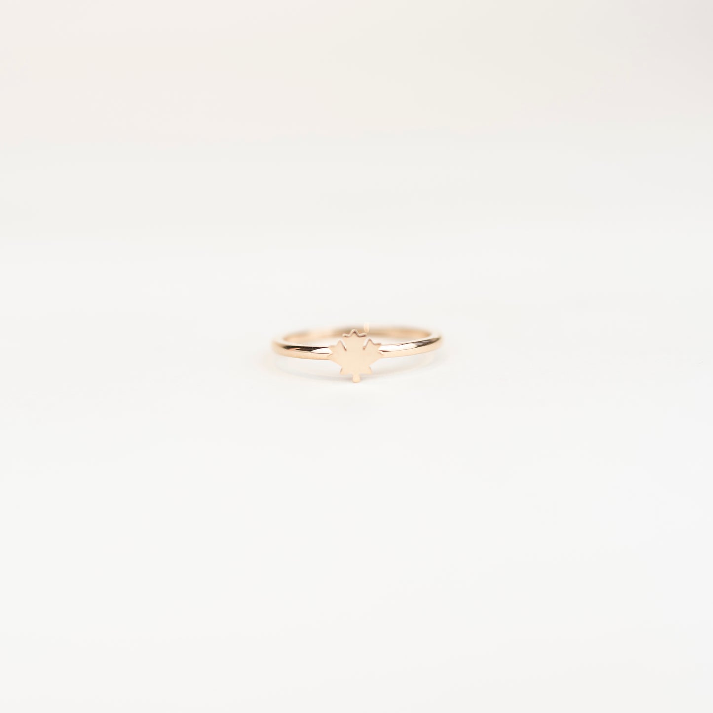 Bagues en feuille d'érable