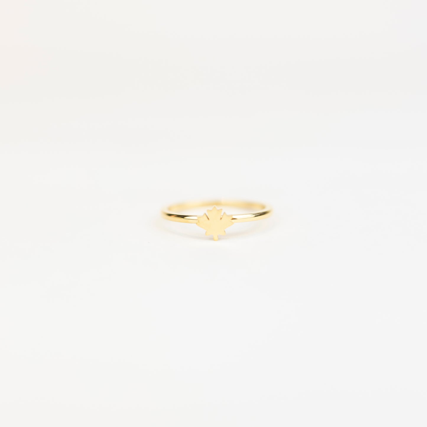 Bagues en feuille d'érable