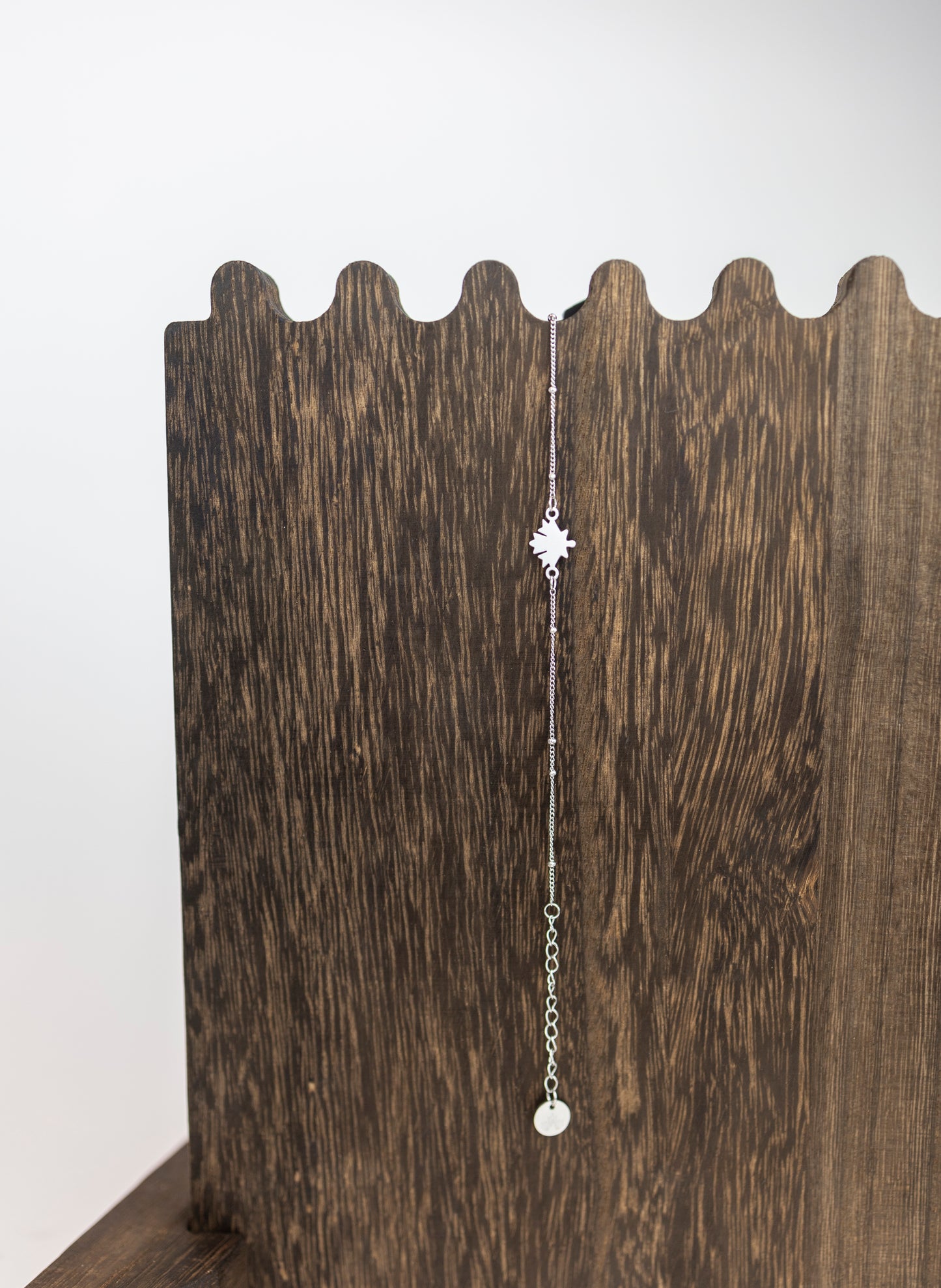 Bracelet Feuille d'érable - Chaîne perlée