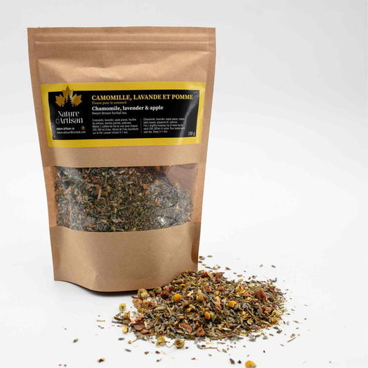 Herbal tea chamomile lavender apple Nature Artisan