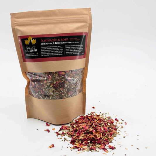 Herbal tea echinacea rose Nature artisan