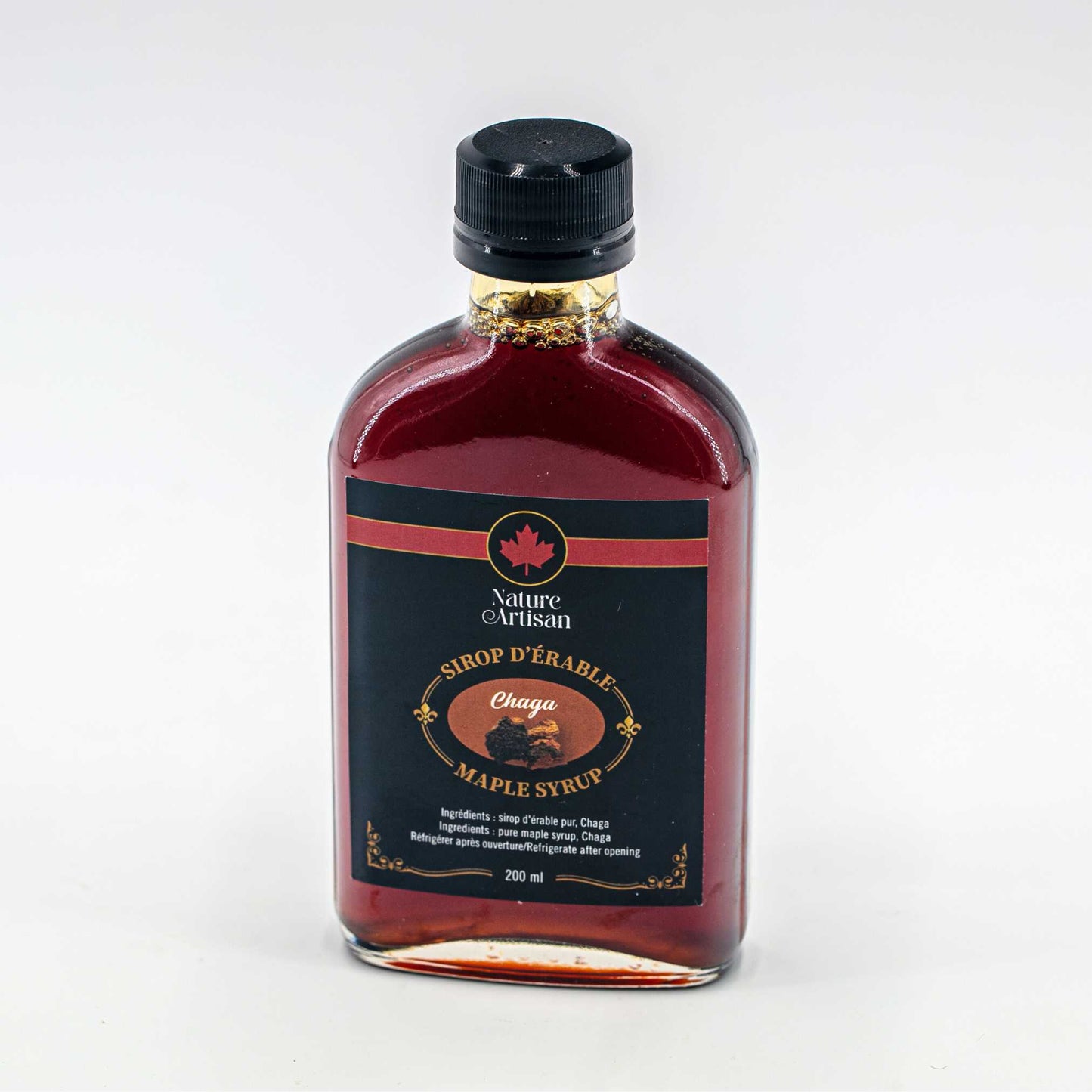 Infused maple syrup chaga Nature Artisan 200 ml.