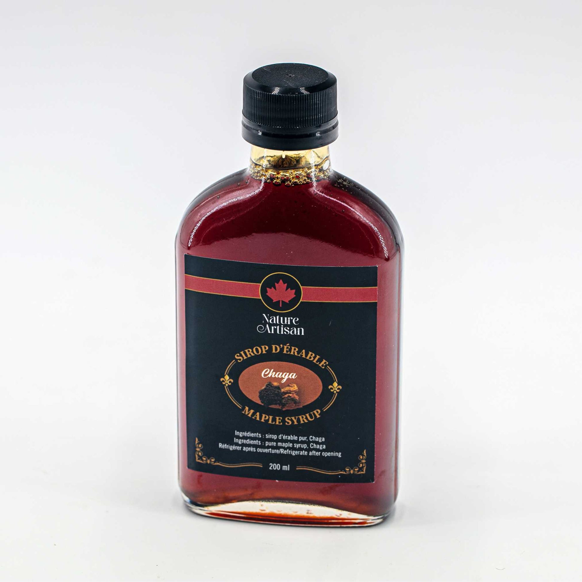 Infused maple syrup chaga Nature Artisan 200 ml.