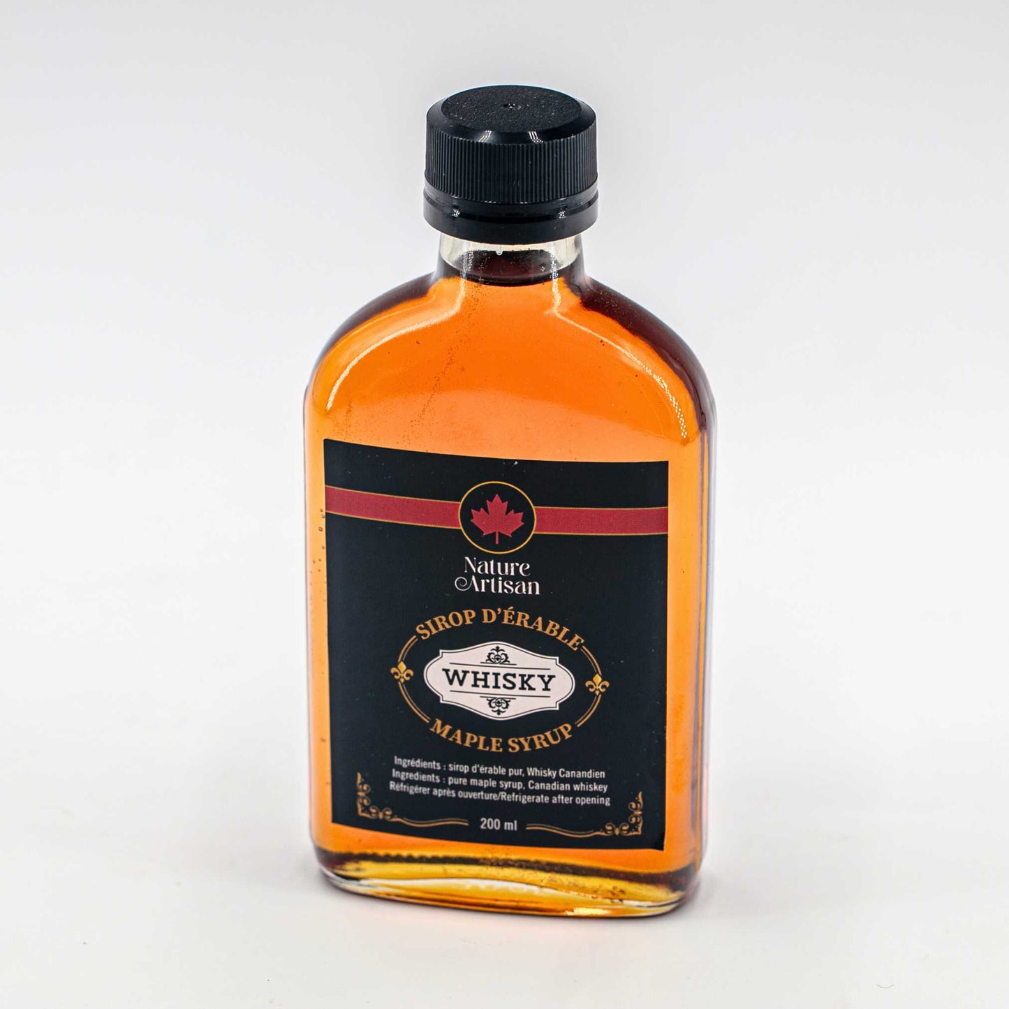 Infused maple syrup whiskey Nature Artisan 200 ml .