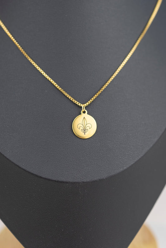 Fleur-de-Lys Pendant Chain