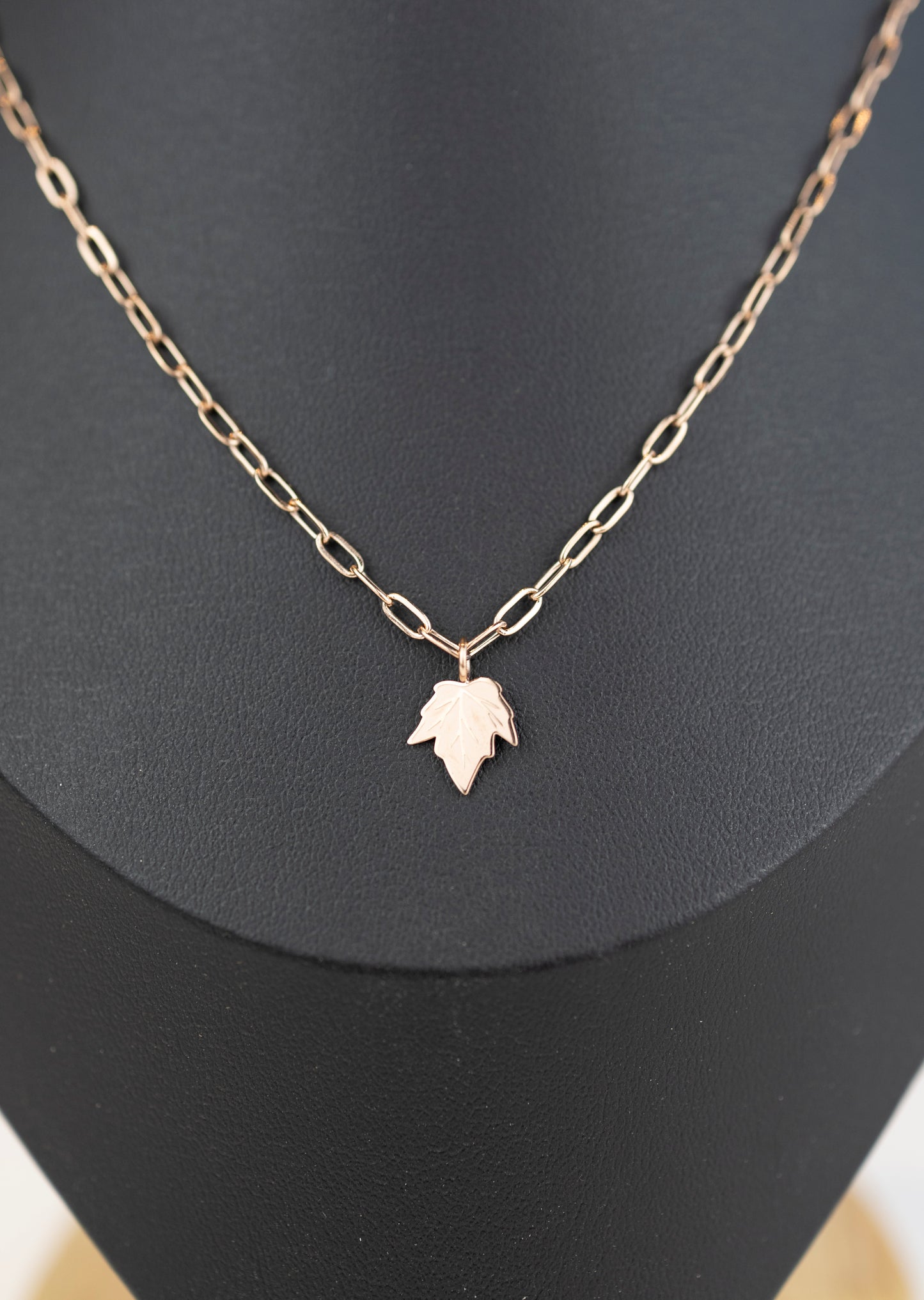 Oval Link Chain - Maple Leaf