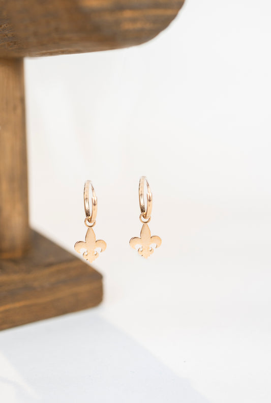 Fleur-de-Lys Earrings