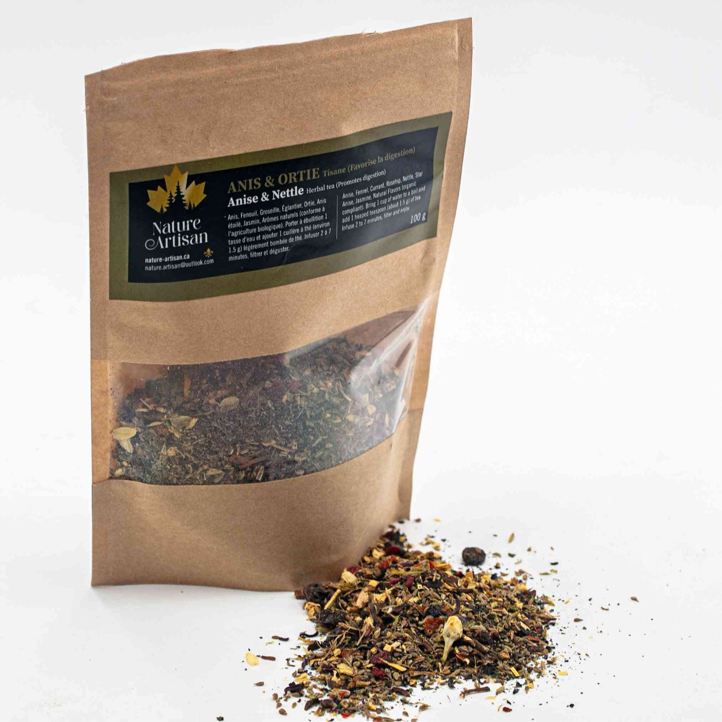 Herbal tea anise nettle Nature Artisan
