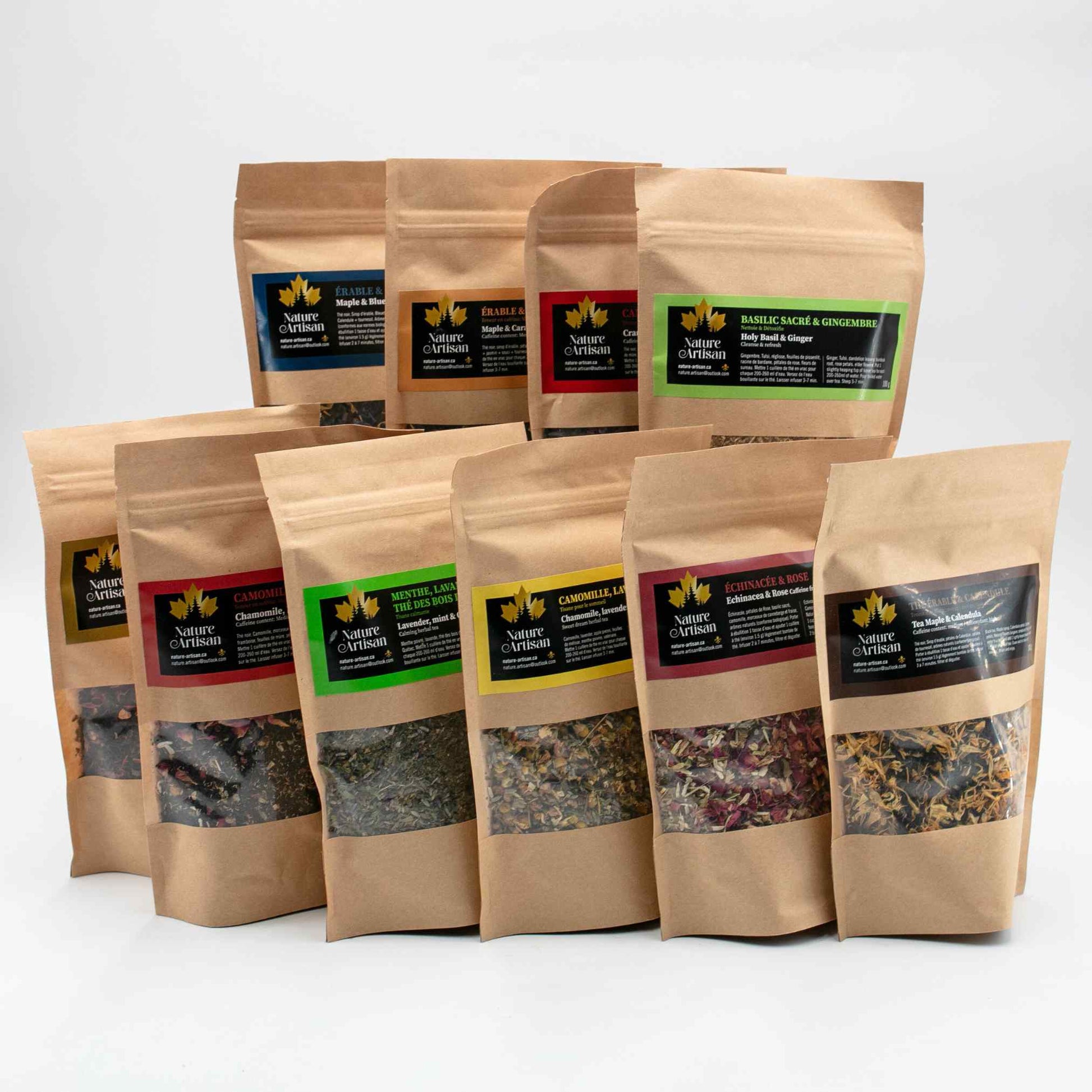 Herbal tea and chaga collection Nature Artisan