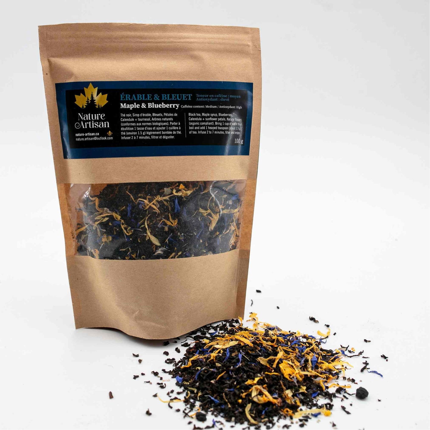 Herbal tea maple blueberry Nature Artisan